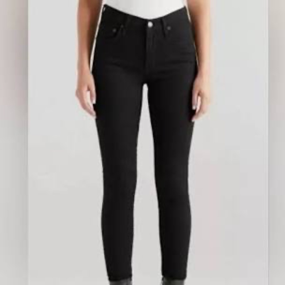 Edwin Pixie 9" Mid Rise Skinny Black